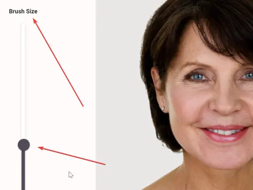 Open photo in facetouchup